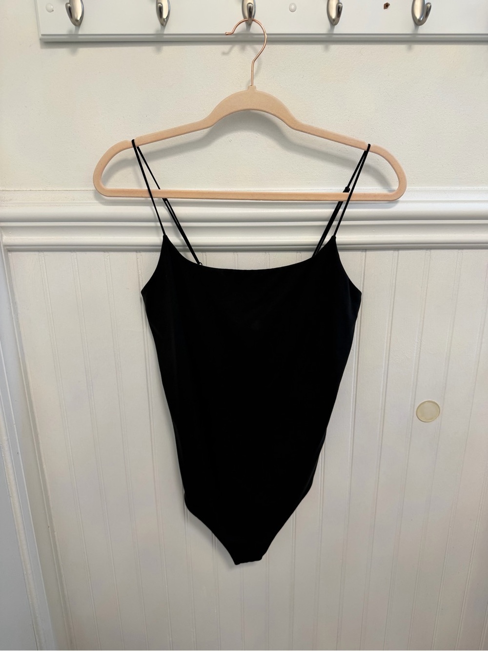 nuuds Black Stretch Bodysuit